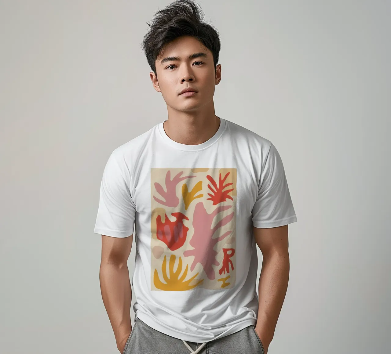 Forme astratte giocose t-shirt da Gaia Viesta
