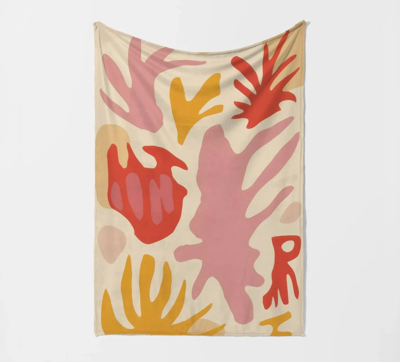 Playful Abstract Forms fleecedeken van Gaia Viesta