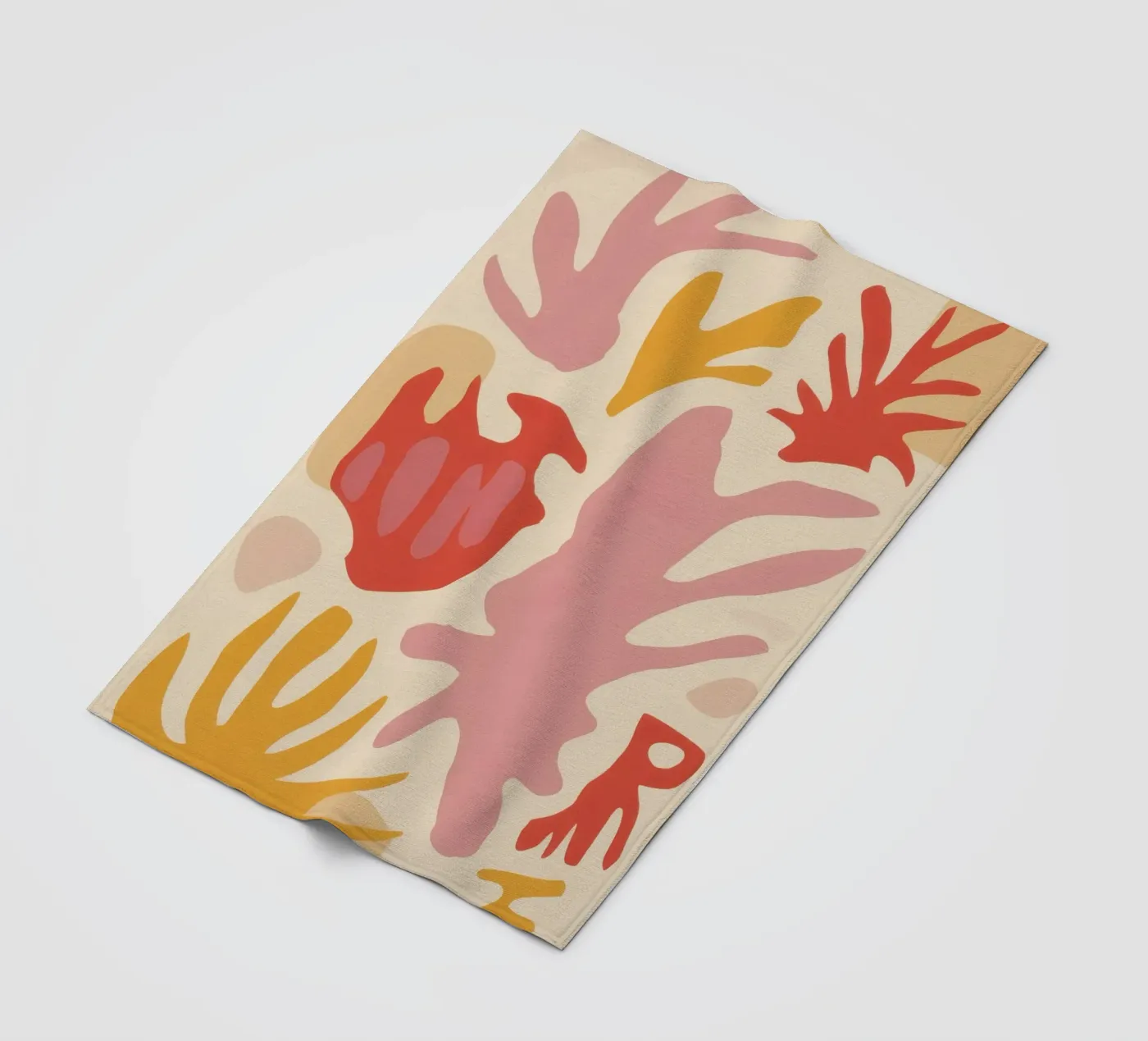 Playful Abstract Forms fleecedeken van Gaia Viesta