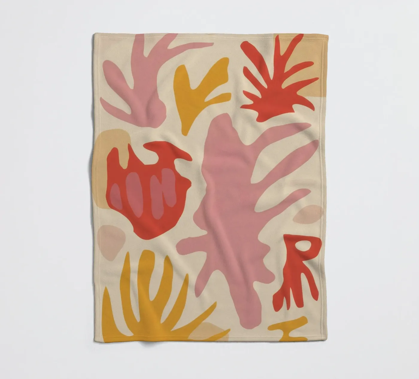 Playful Abstract Forms fleecedeken van Gaia Viesta