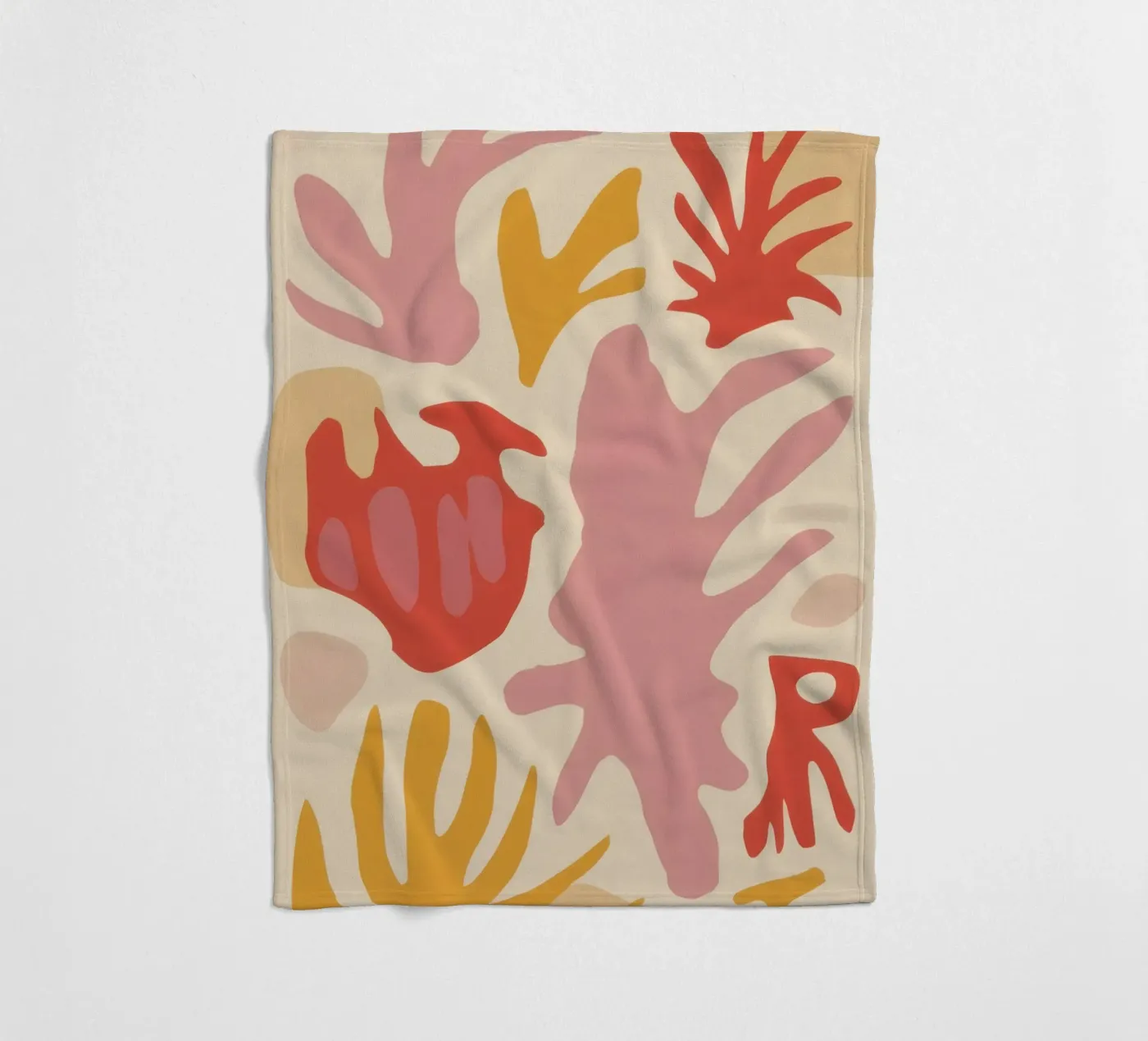Playful Abstract Forms fleecedeken van Gaia Viesta