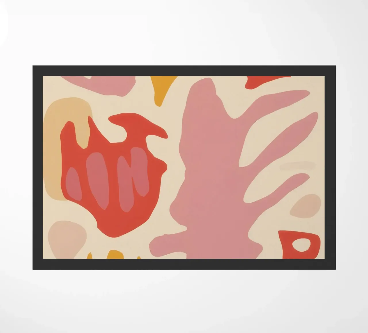 Playful Abstract Forms doormat by Gaia Viesta