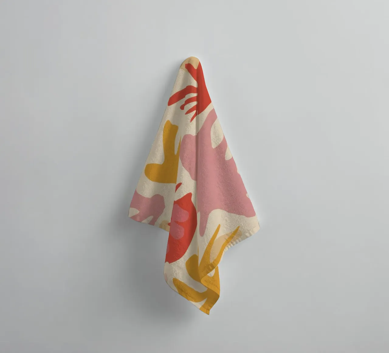 Playful Abstract Forms towel by Gaia Viesta