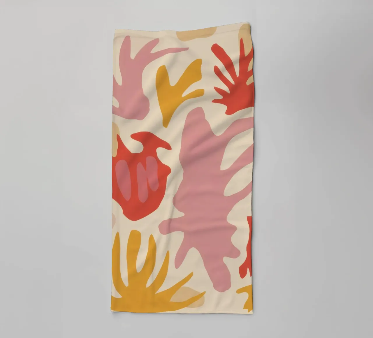 Playful Abstract Forms towel by Gaia Viesta