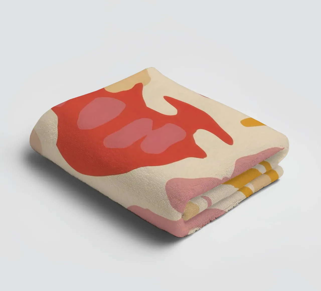 Playful Abstract Forms towel by Gaia Viesta