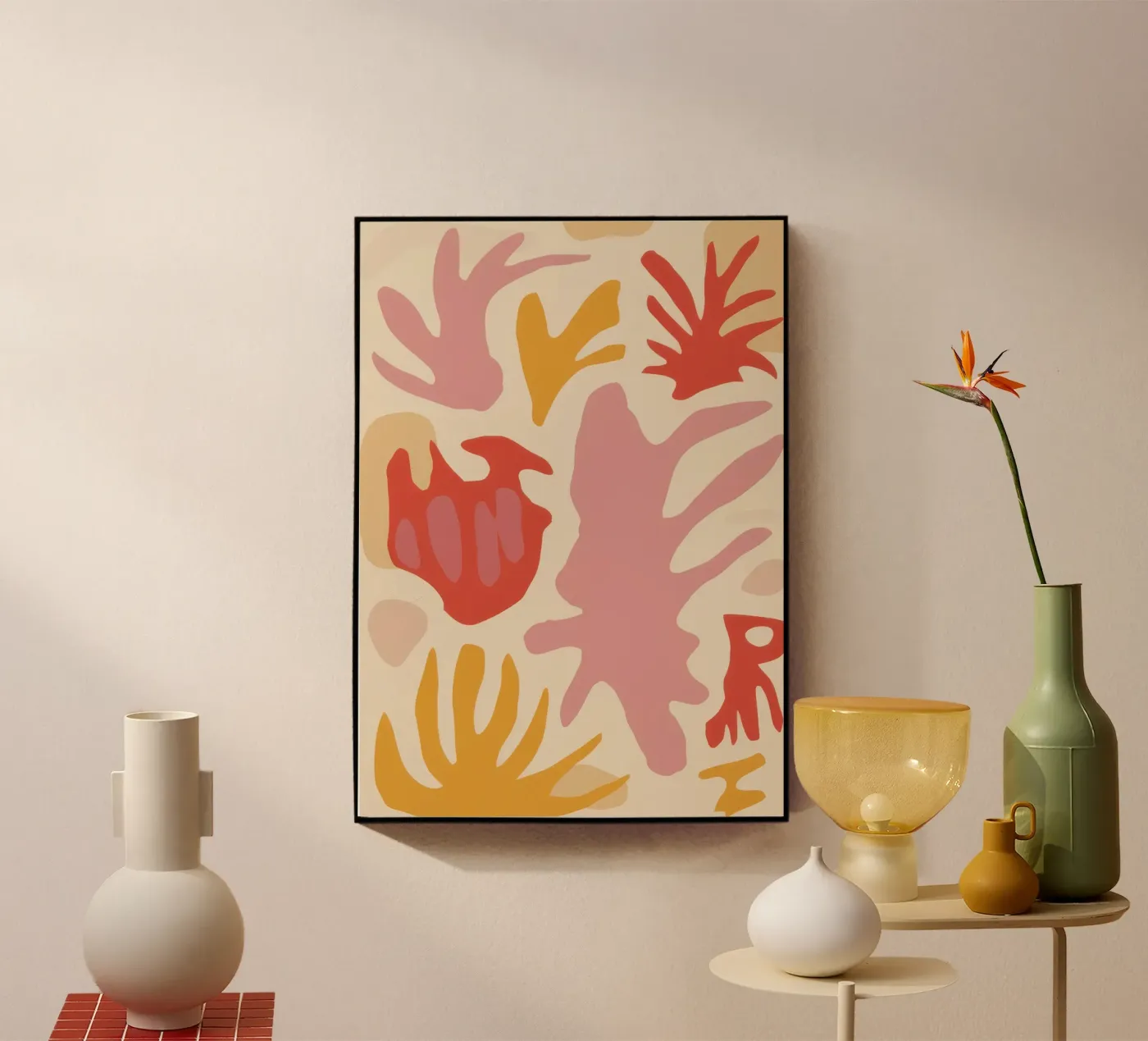 Playful Abstract Forms acryl van Gaia Viesta