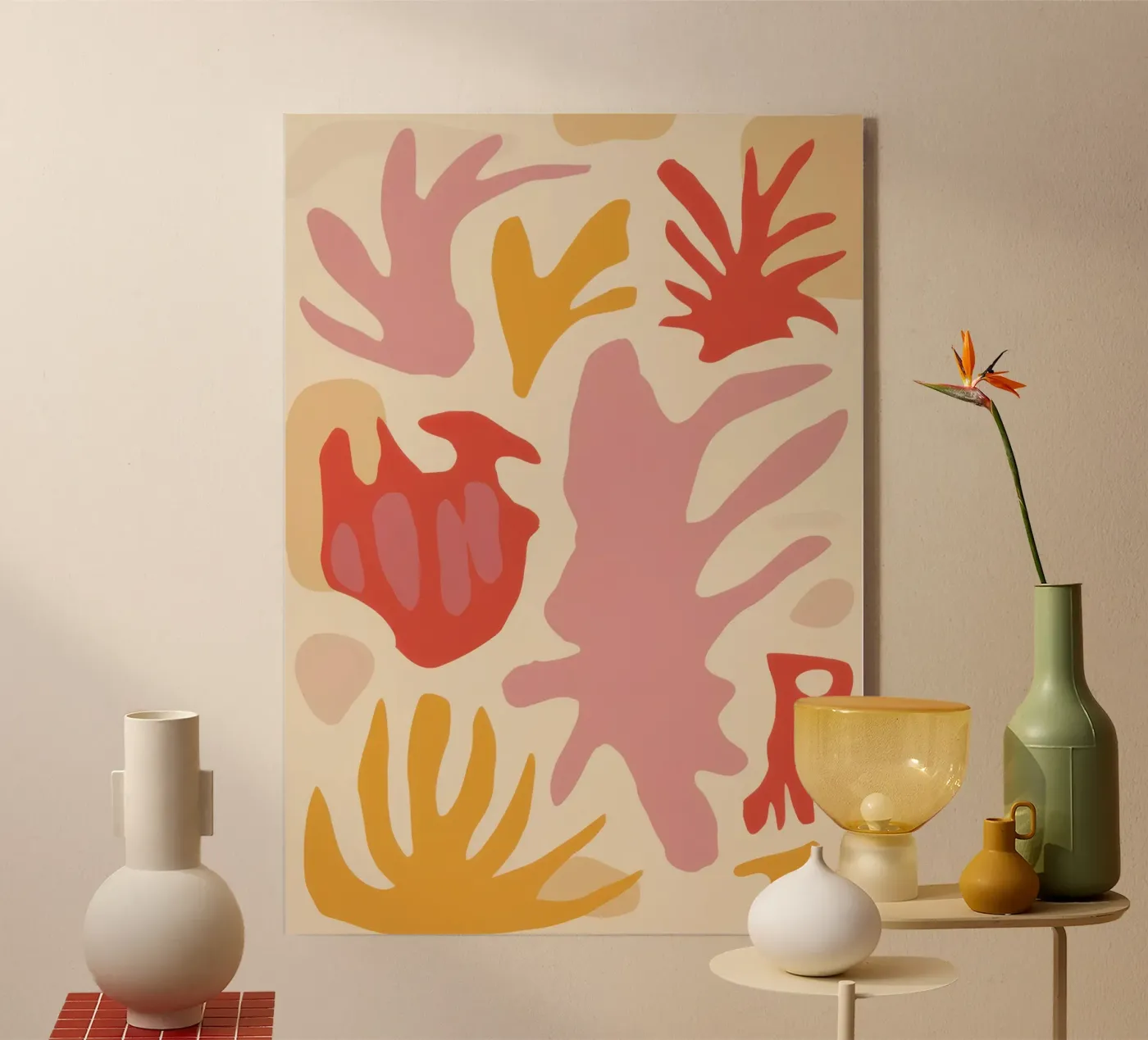 Playful Abstract Forms acryl van Gaia Viesta