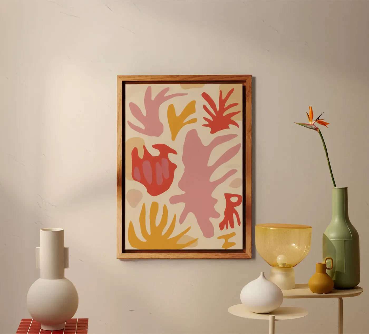 Playful Abstract Forms forex plate by Gaia Viesta