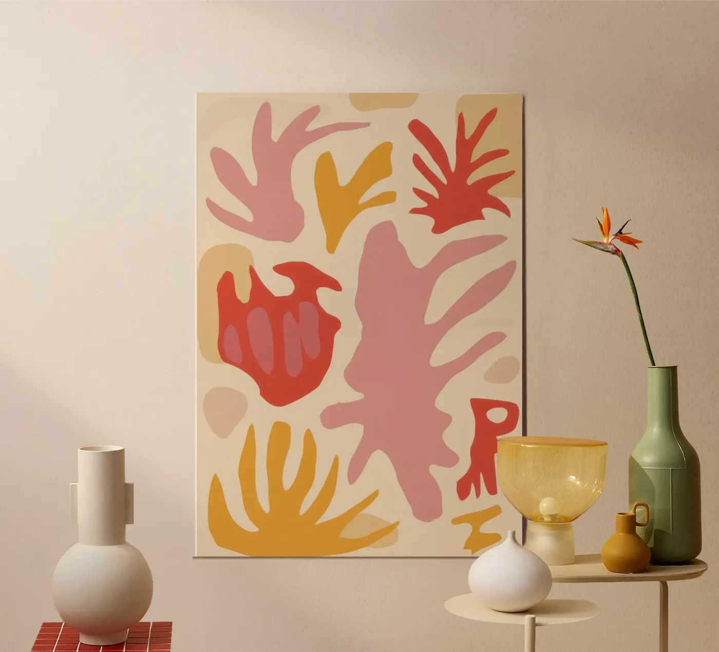 Playful Abstract Forms forex plate by Gaia Viesta