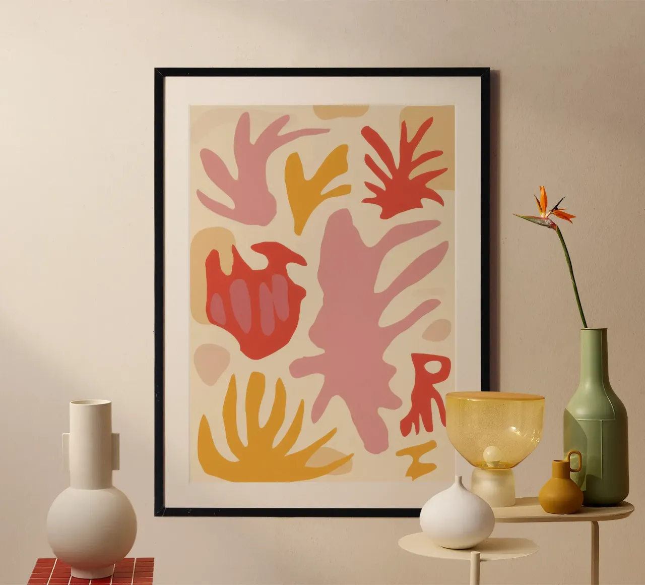 Playful Abstract Forms hahnemühle by Gaia Viesta