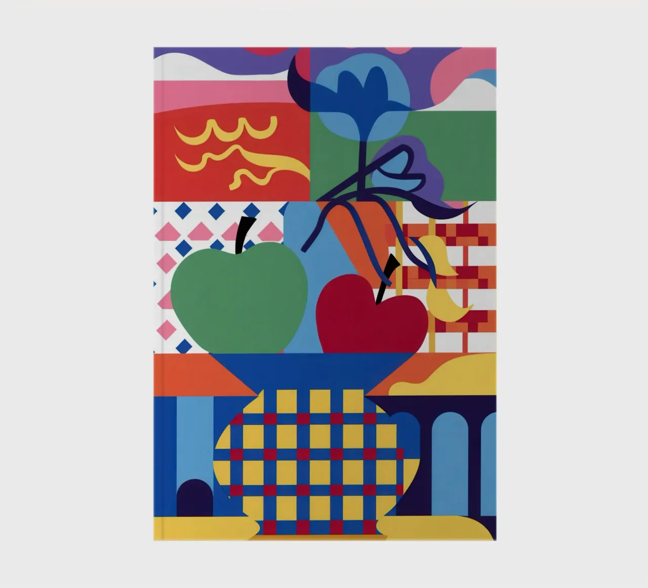 Color Block Still Life notebook by Thistle Bloom