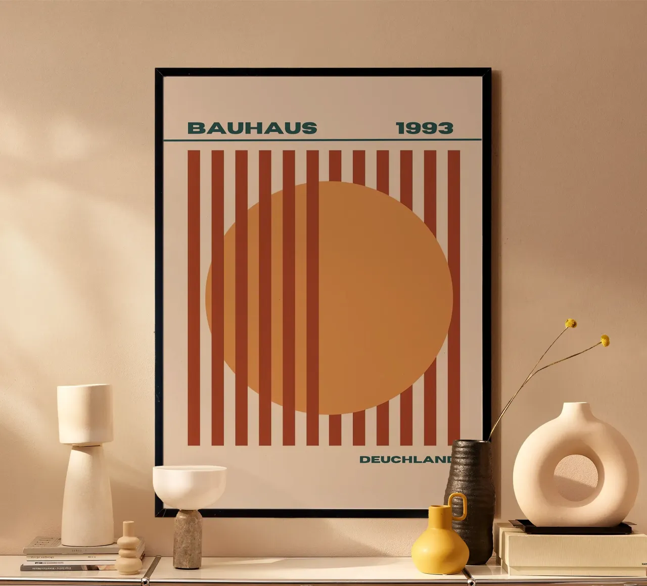 Bauhaus 1993 poster con telaio in plastica da Narciso