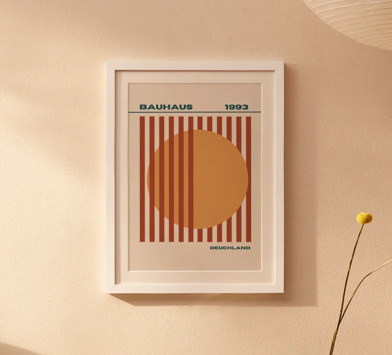 Bauhaus 1993 poster con telaio in plastica da Narciso