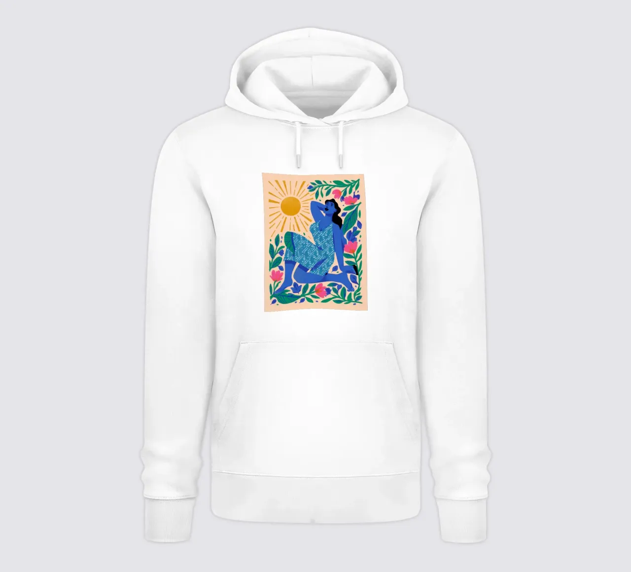 Dea del Sole felpa con cappuccio da Thistle Bloom