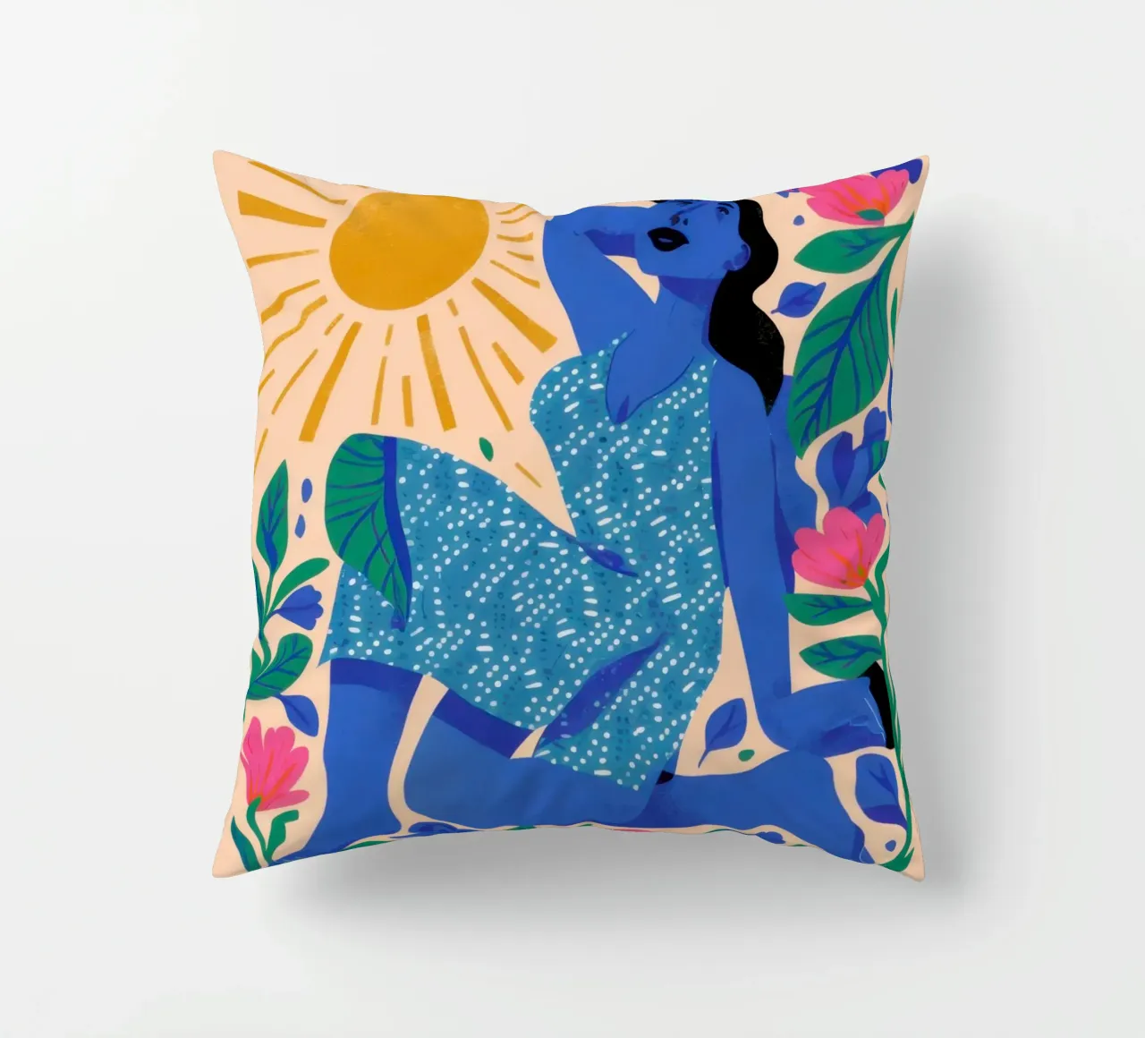 Dea del Sole cuscino da Thistle Bloom