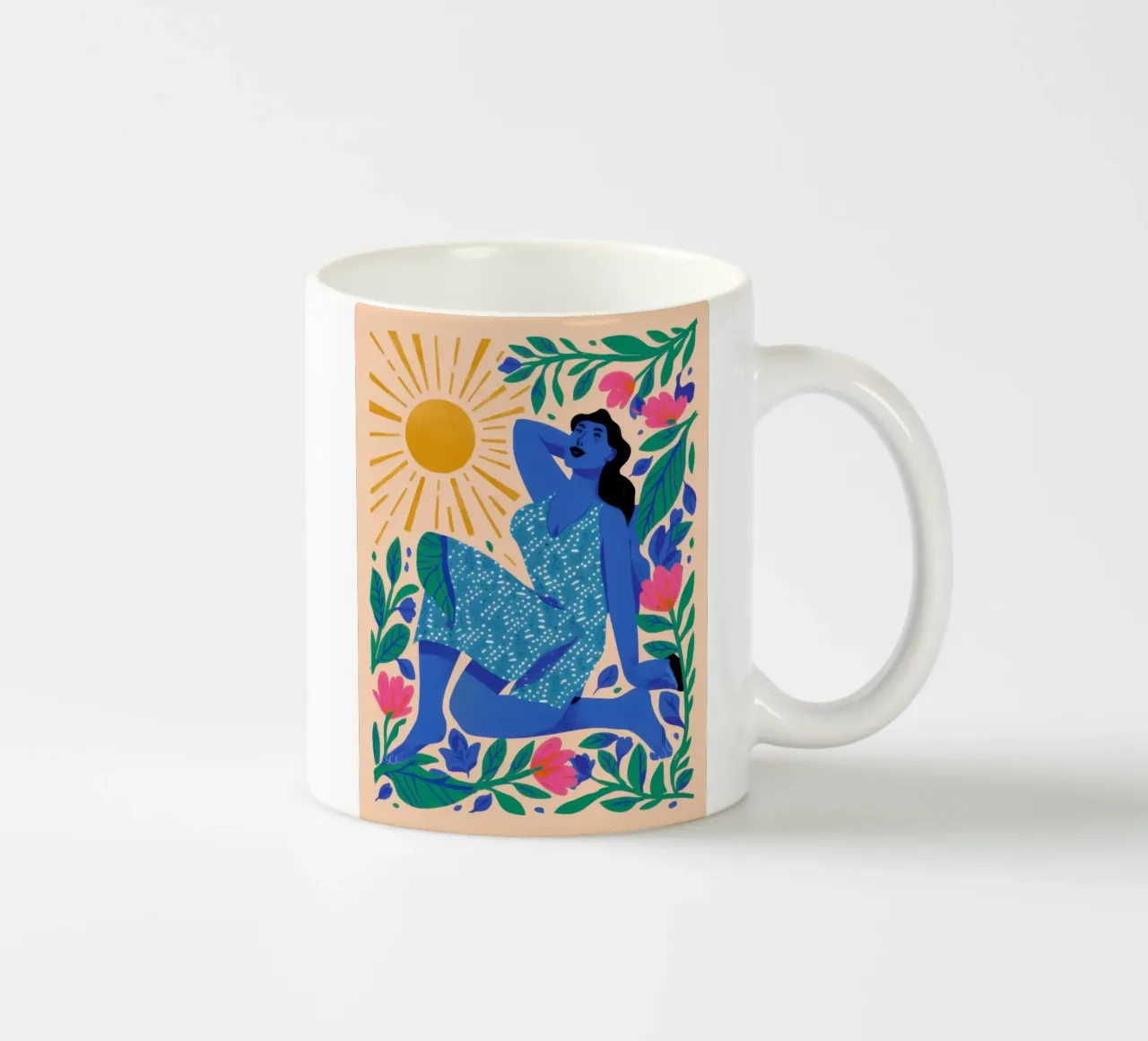 Dea del Sole tazza in ceramica da Thistle Bloom