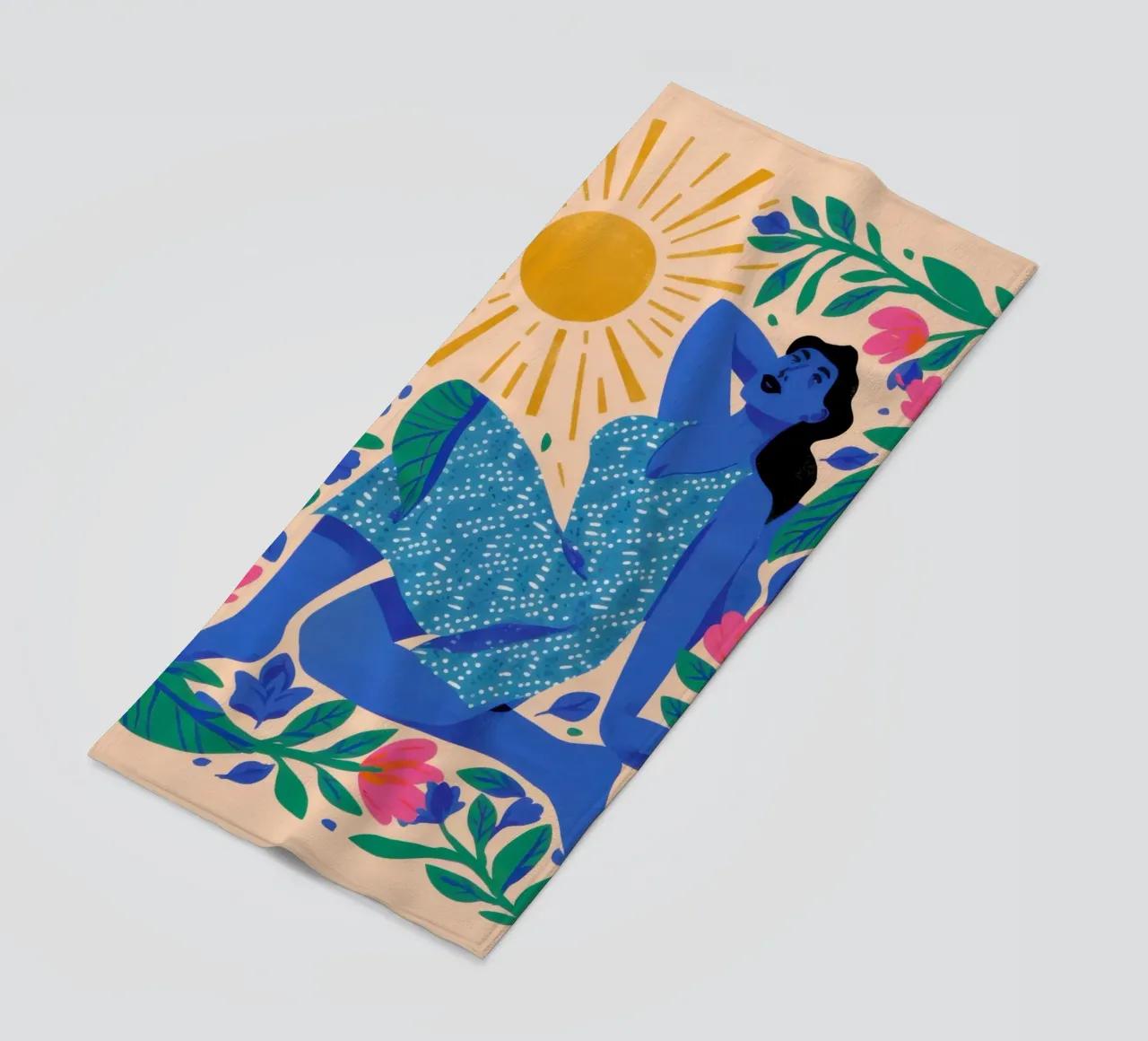 Dea del Sole telo mare da Thistle Bloom