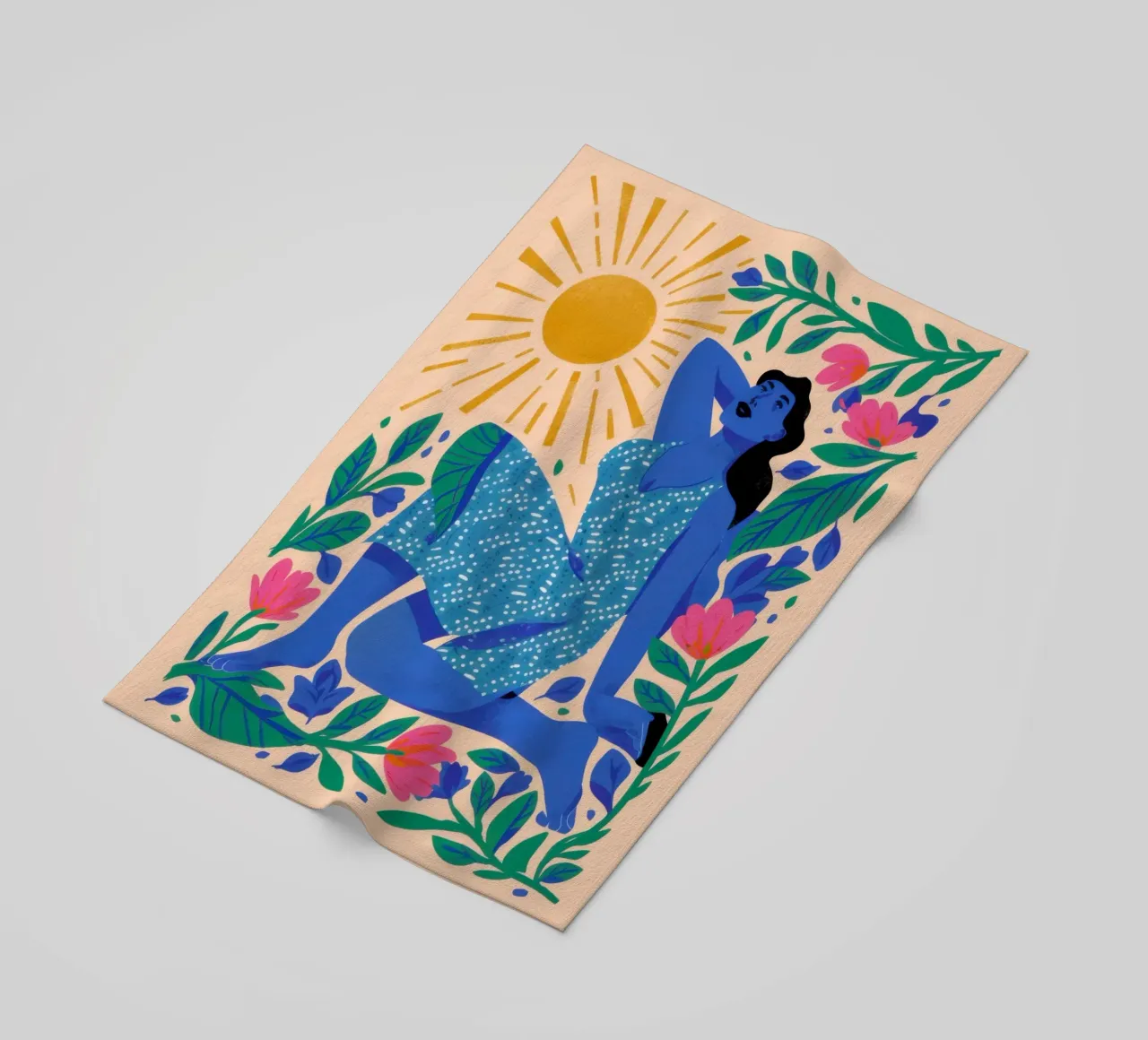 Dea del Sole telo mare da Thistle Bloom