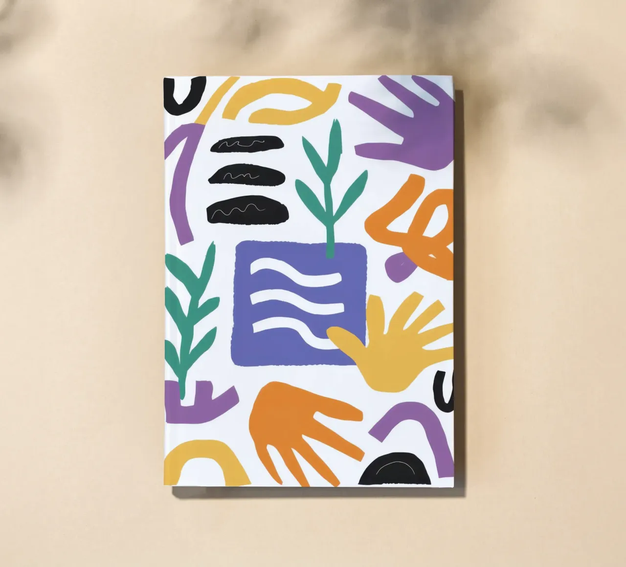 Abstract Playful Shapes notebook by Gaia Viesta