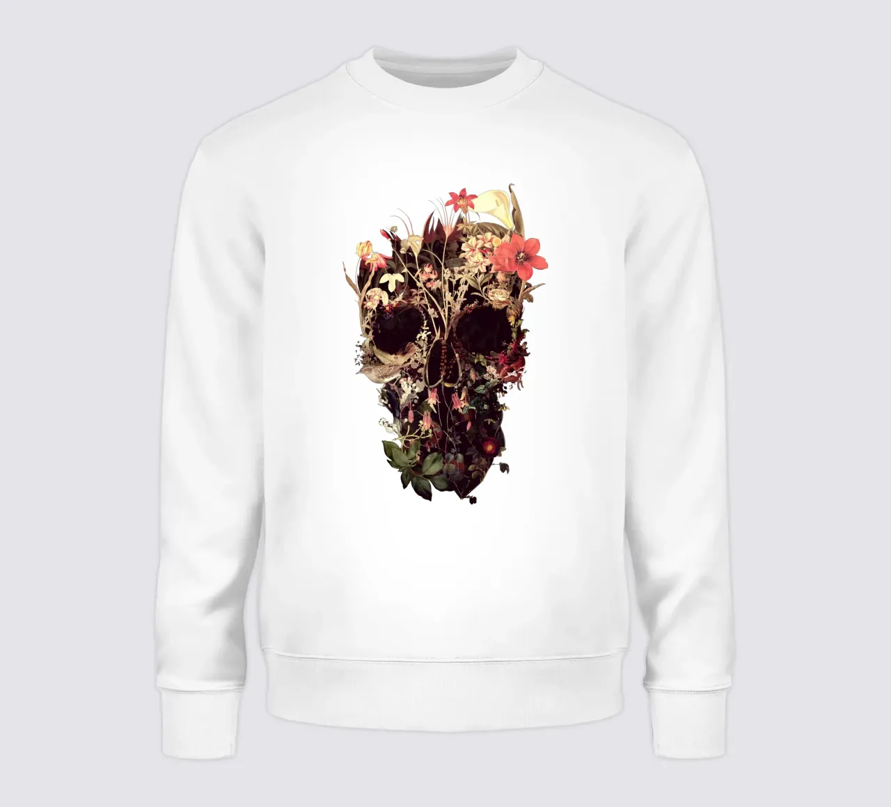 Bloom Skull felpa da Ali Gulec