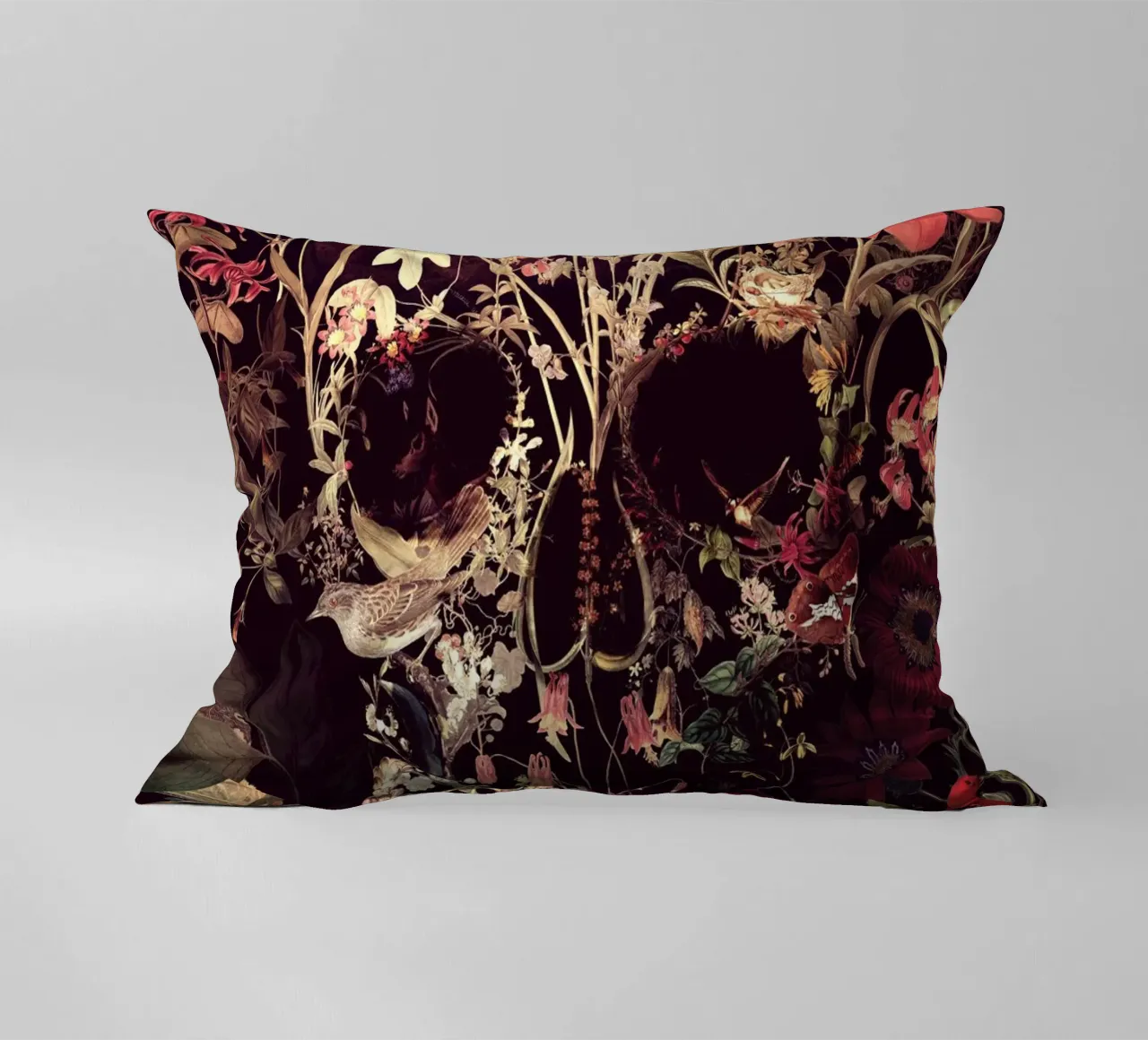 Bloom Skull cuscino da Ali Gulec