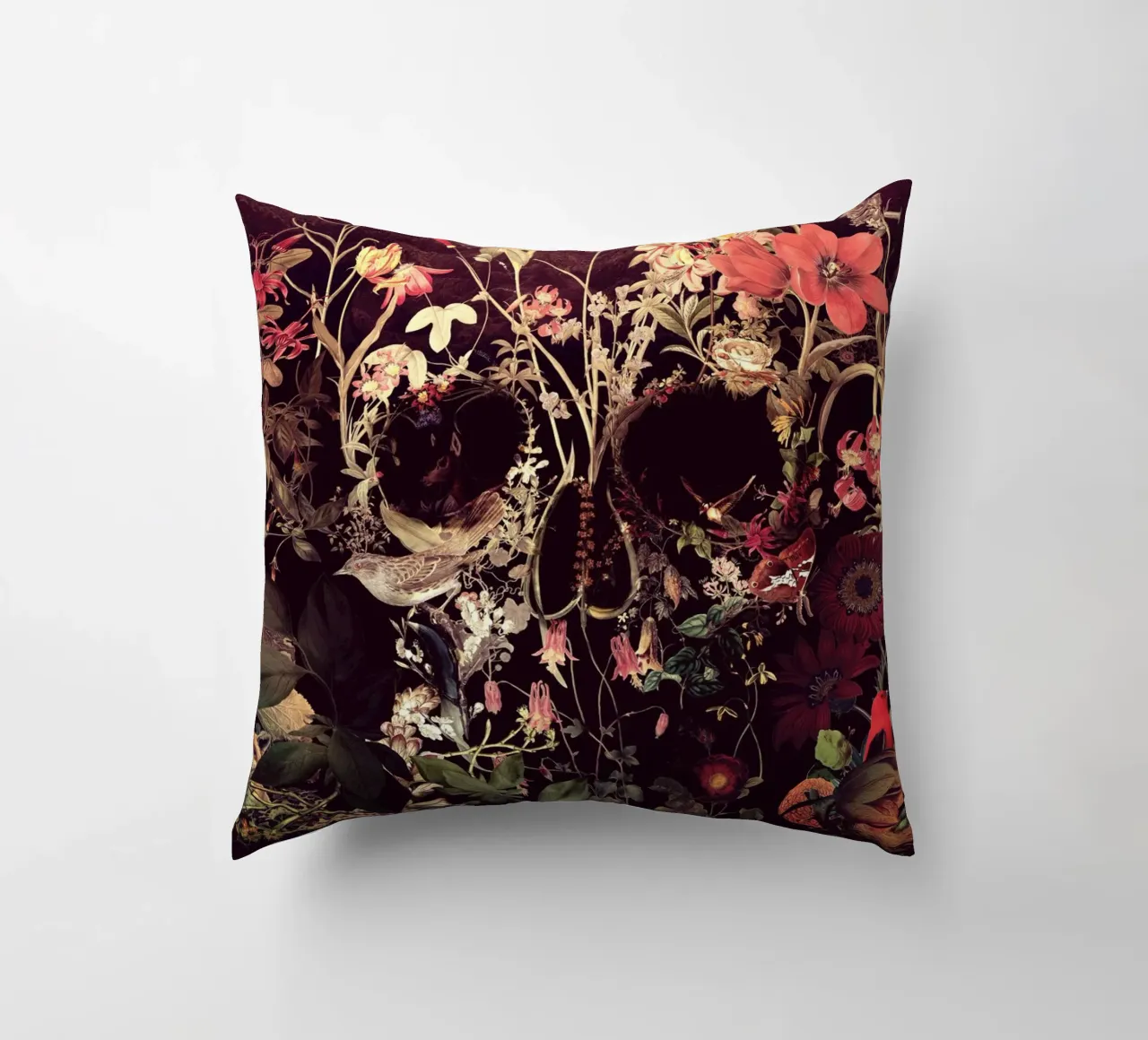 Bloom Skull cuscino da Ali Gulec