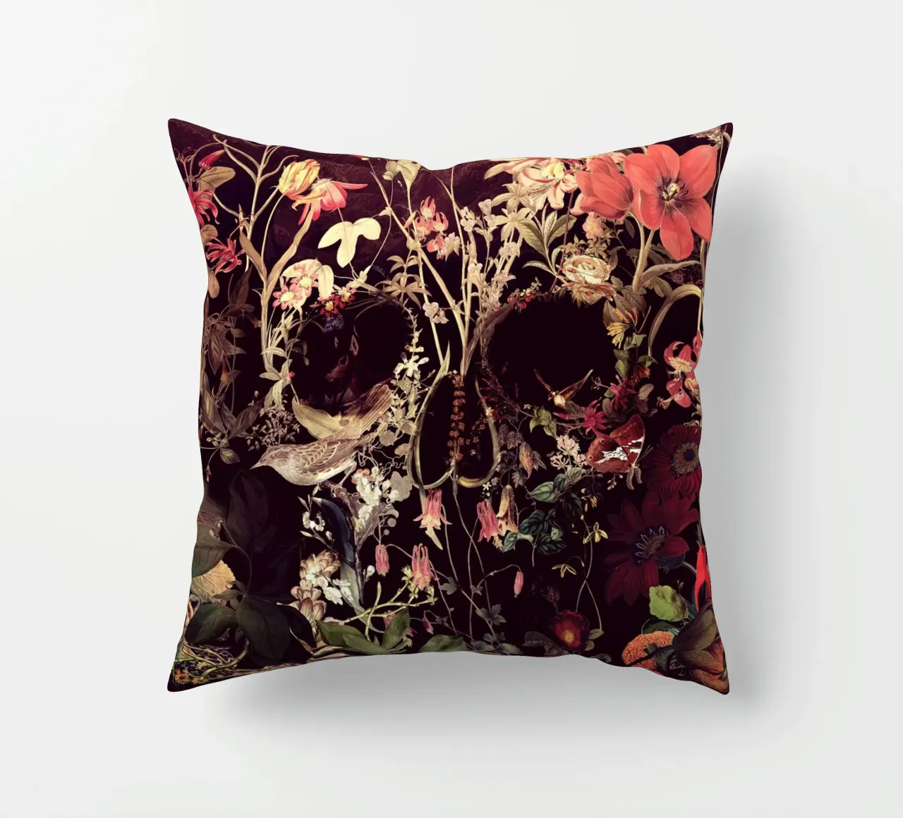 Bloom Skull cuscino da Ali Gulec