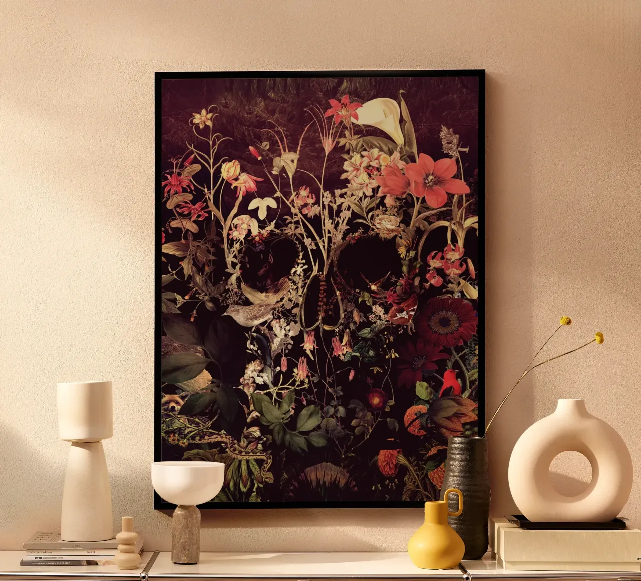 Bloom Skull poster da Ali Gulec