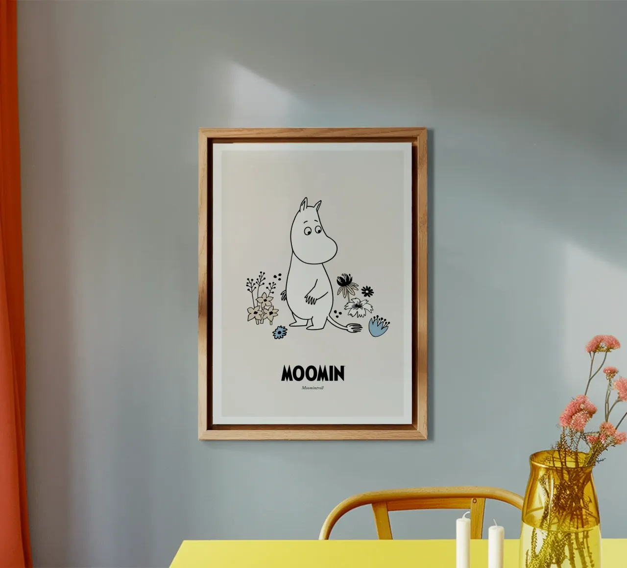 Moomin - Moomintroll alluminio dibond da muench benjamin