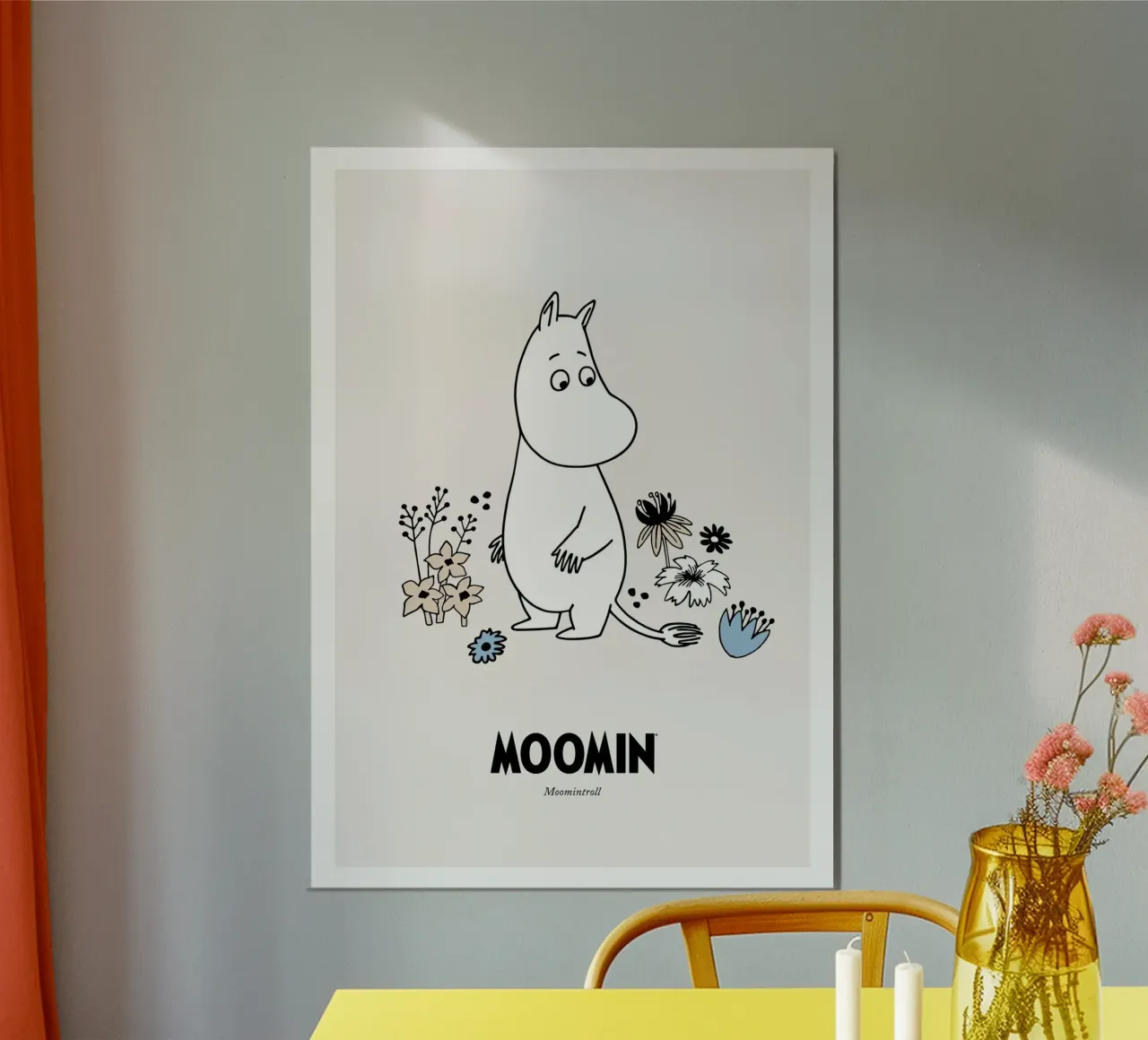 Moomin - Moomintroll alluminio dibond da muench benjamin