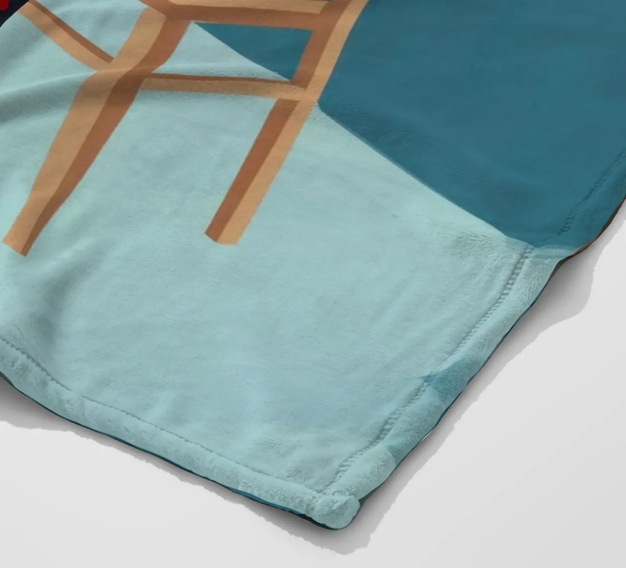 Riflesso nello specchio coperta in pile da Thistle Bloom
