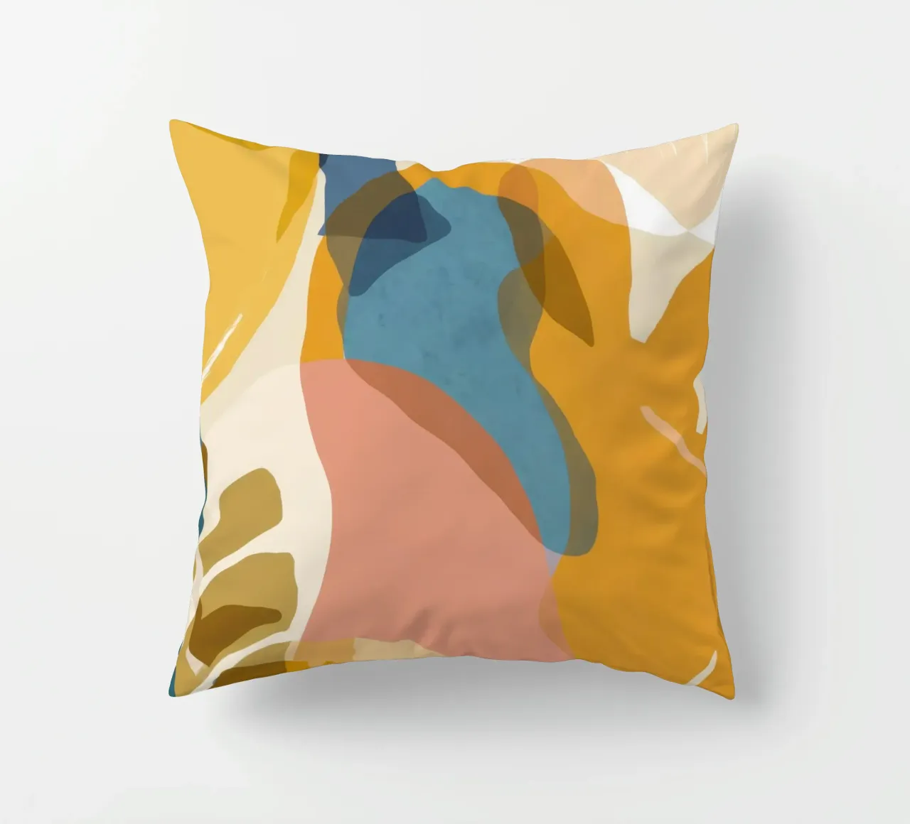 Blu astratto Oro cuscino da Mark Solaria