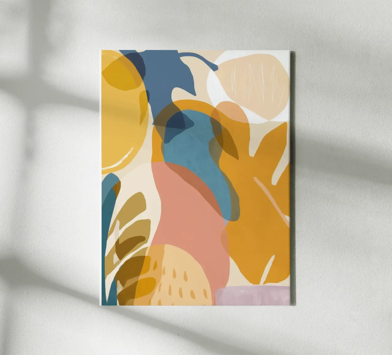 Abstrait bleu or toile de Mark Solaria