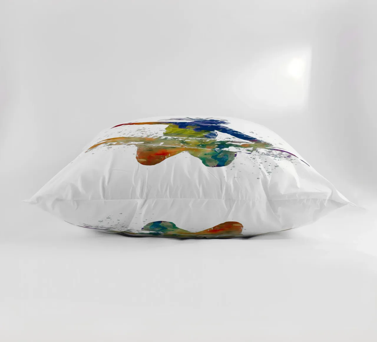 Snowboarder in acquerello cuscino da ⚽ Sports Pulse