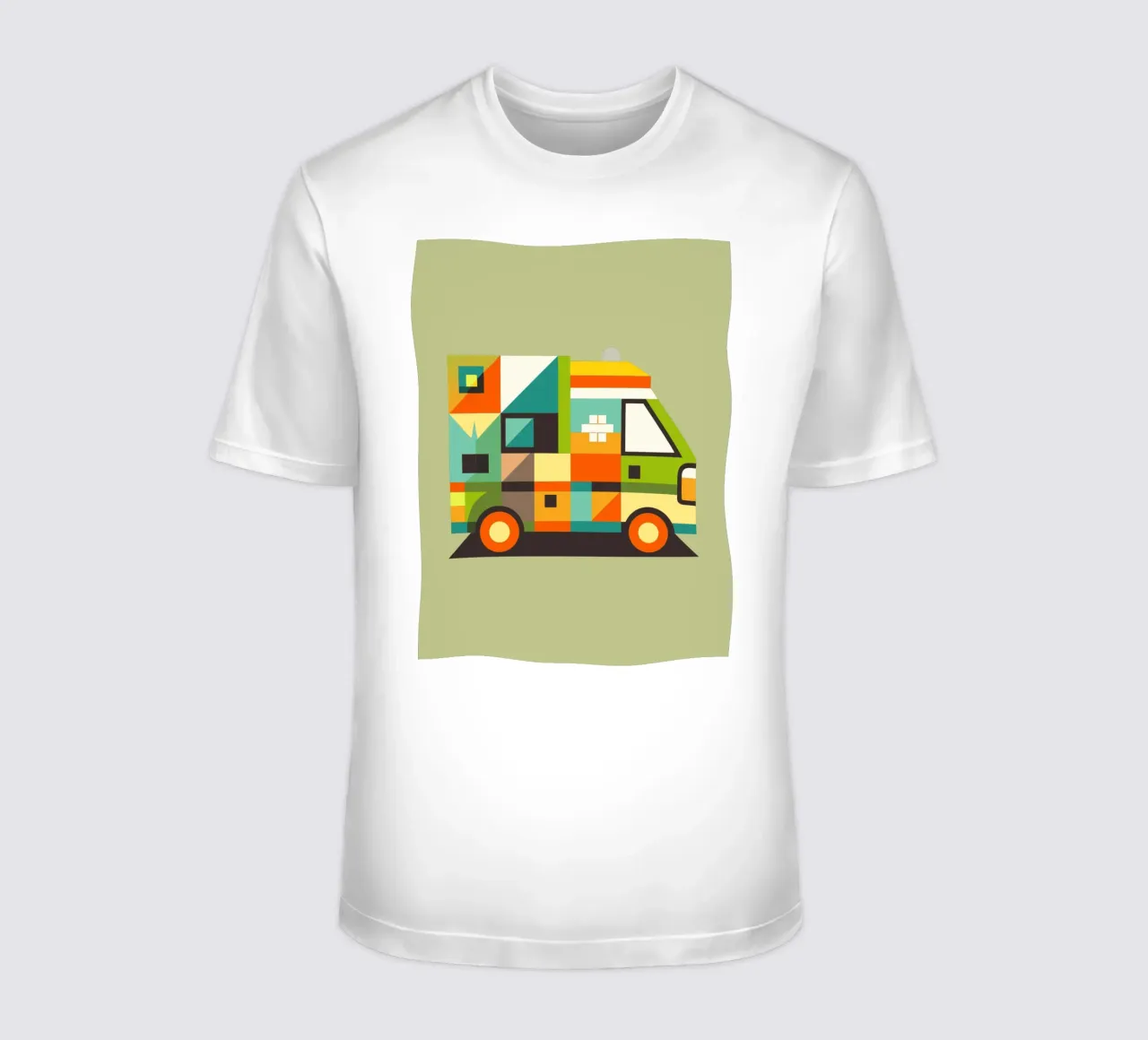 illustrazione vettoriale di un'ambulanza t-shirt da Shillas