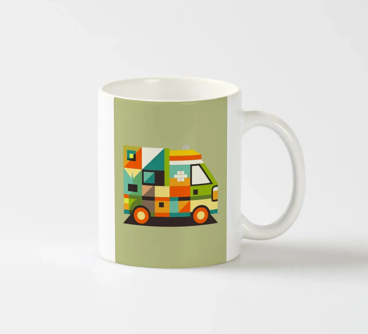 illustrazione vettoriale di un'ambulanza tazza in ceramica da Shillas