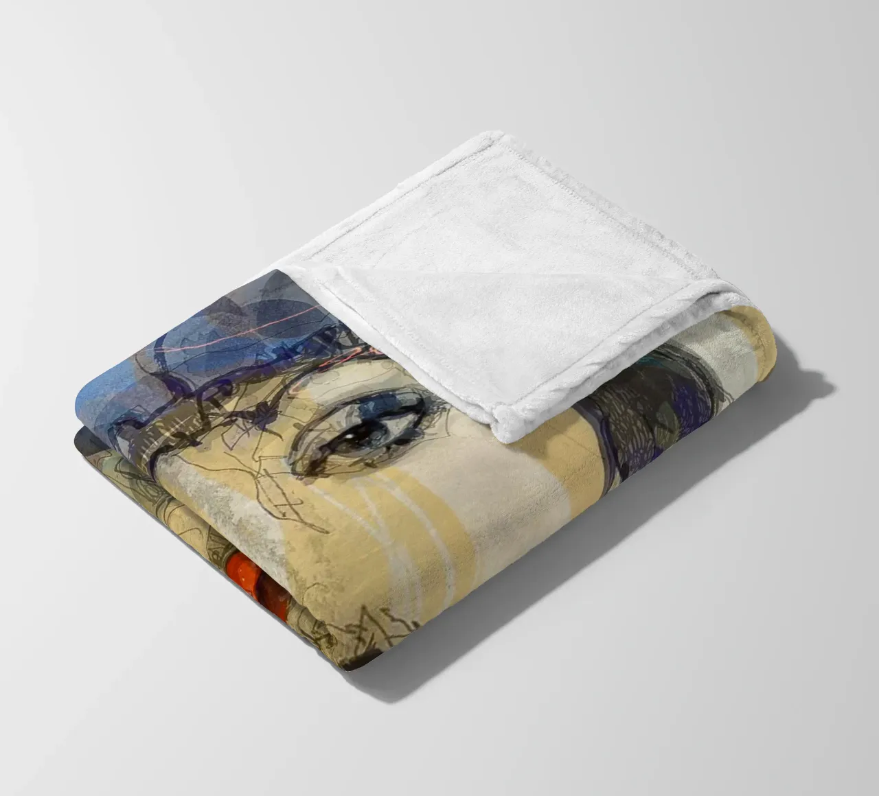 m o o n coperta in pile da Giulio Iurissevich