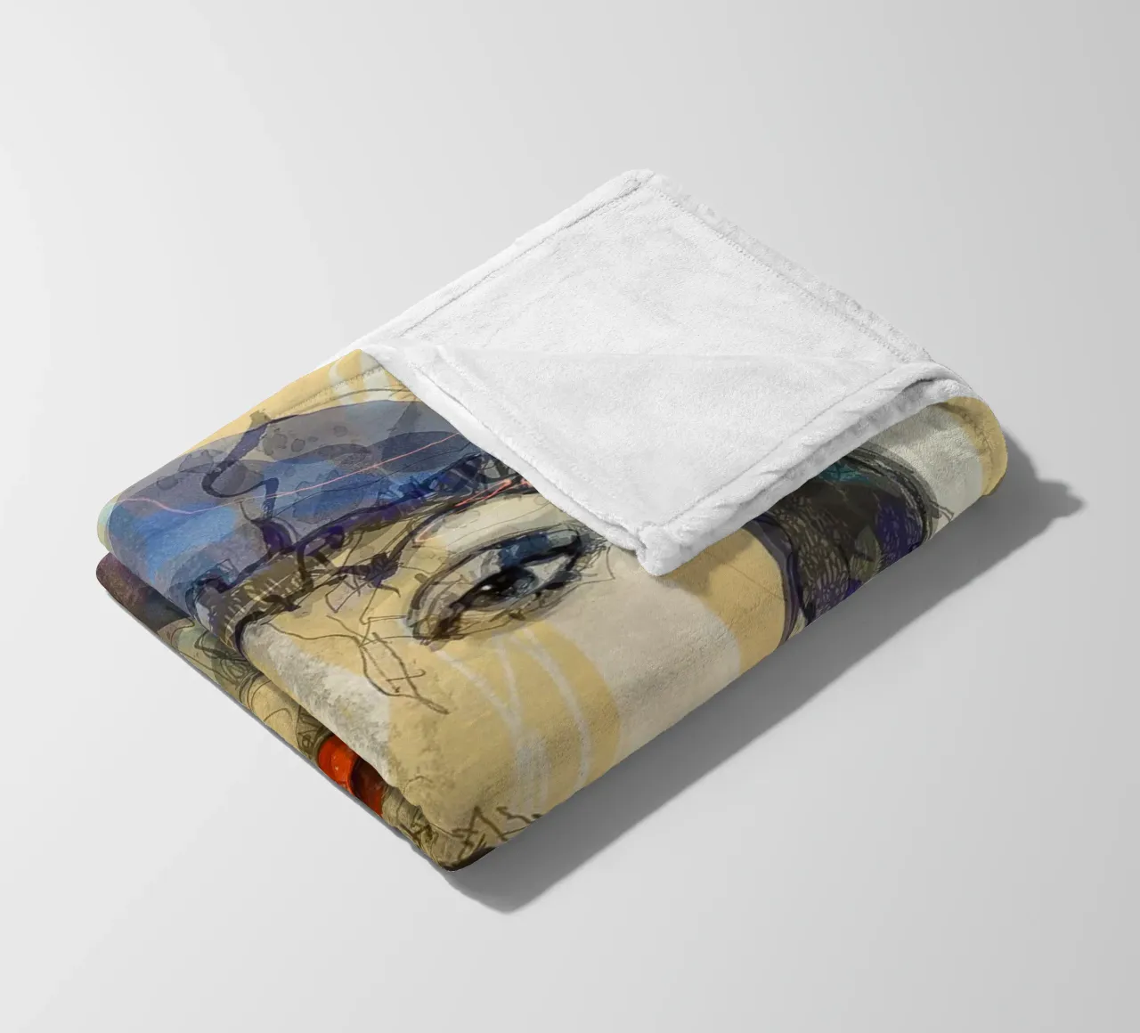 m o o n coperta in pile da Giulio Iurissevich