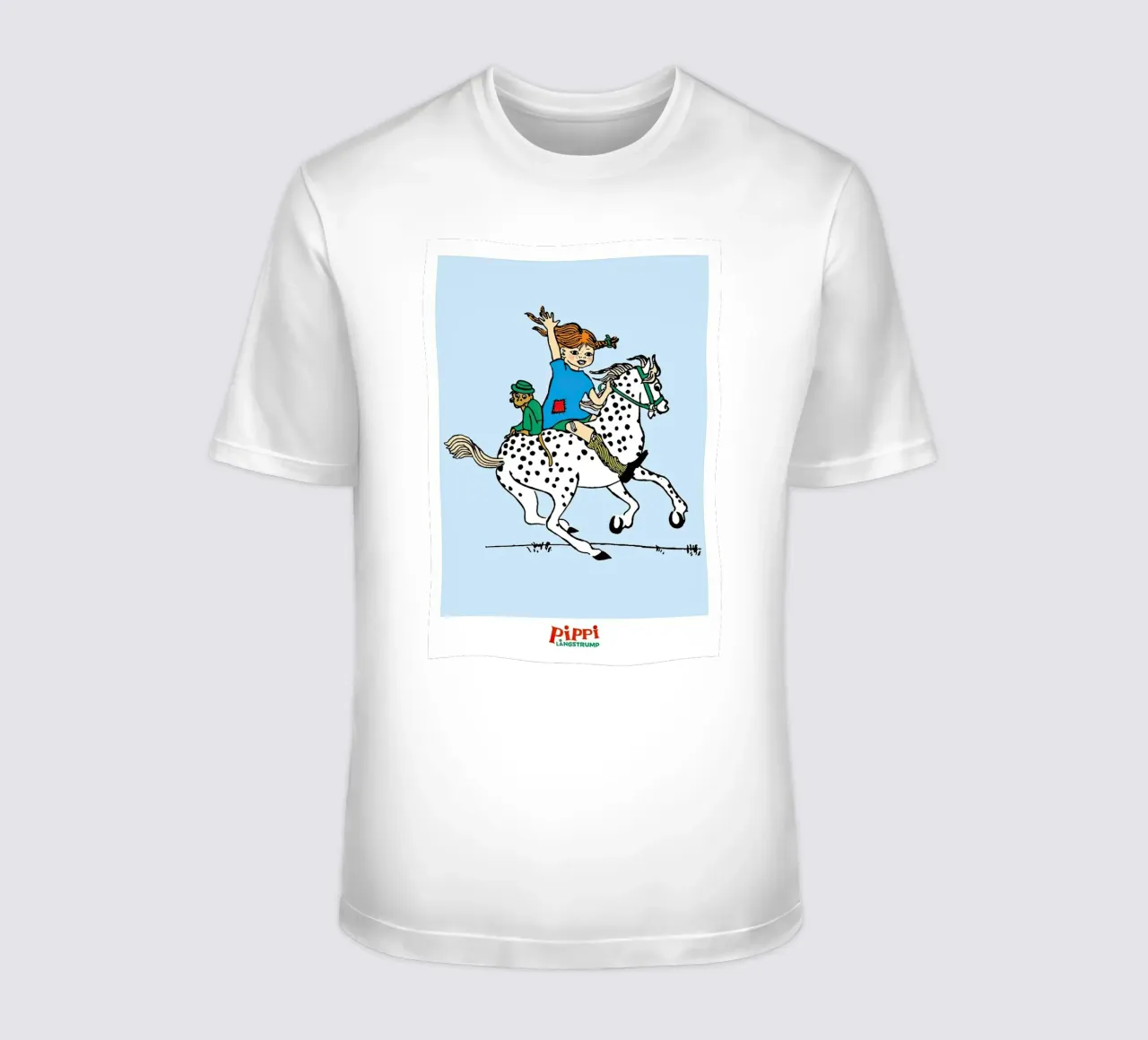 Pippi Langstrumpf cavallo bianco t-shirt da Earl Beeman