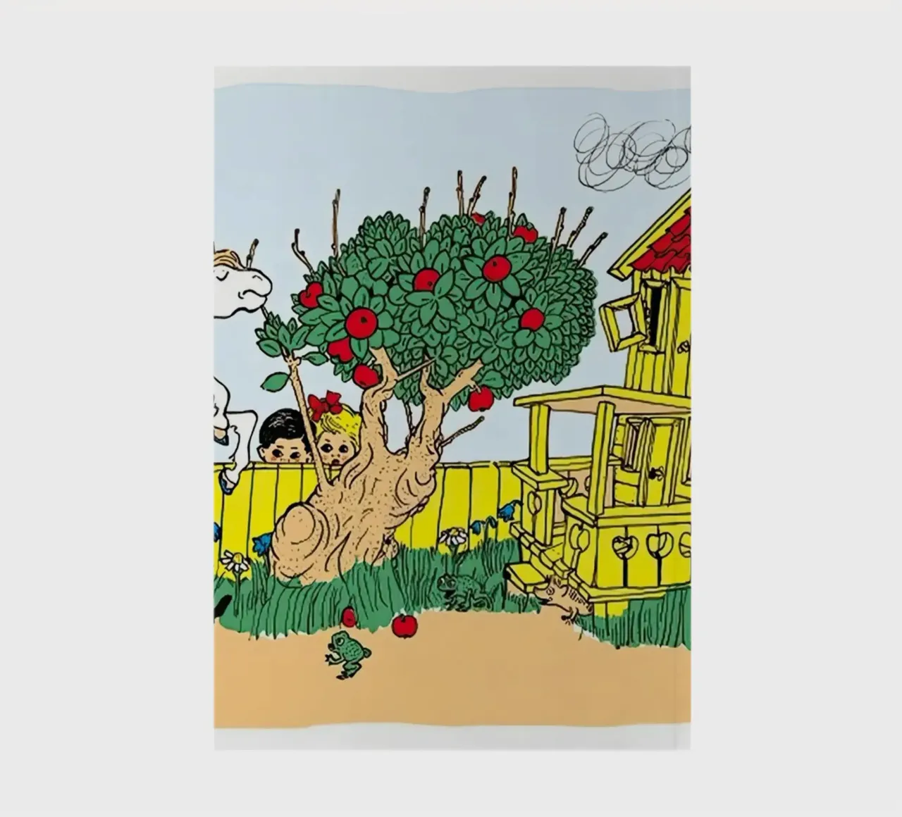 Pippi Longstocking at home notebook by Earl Beeman