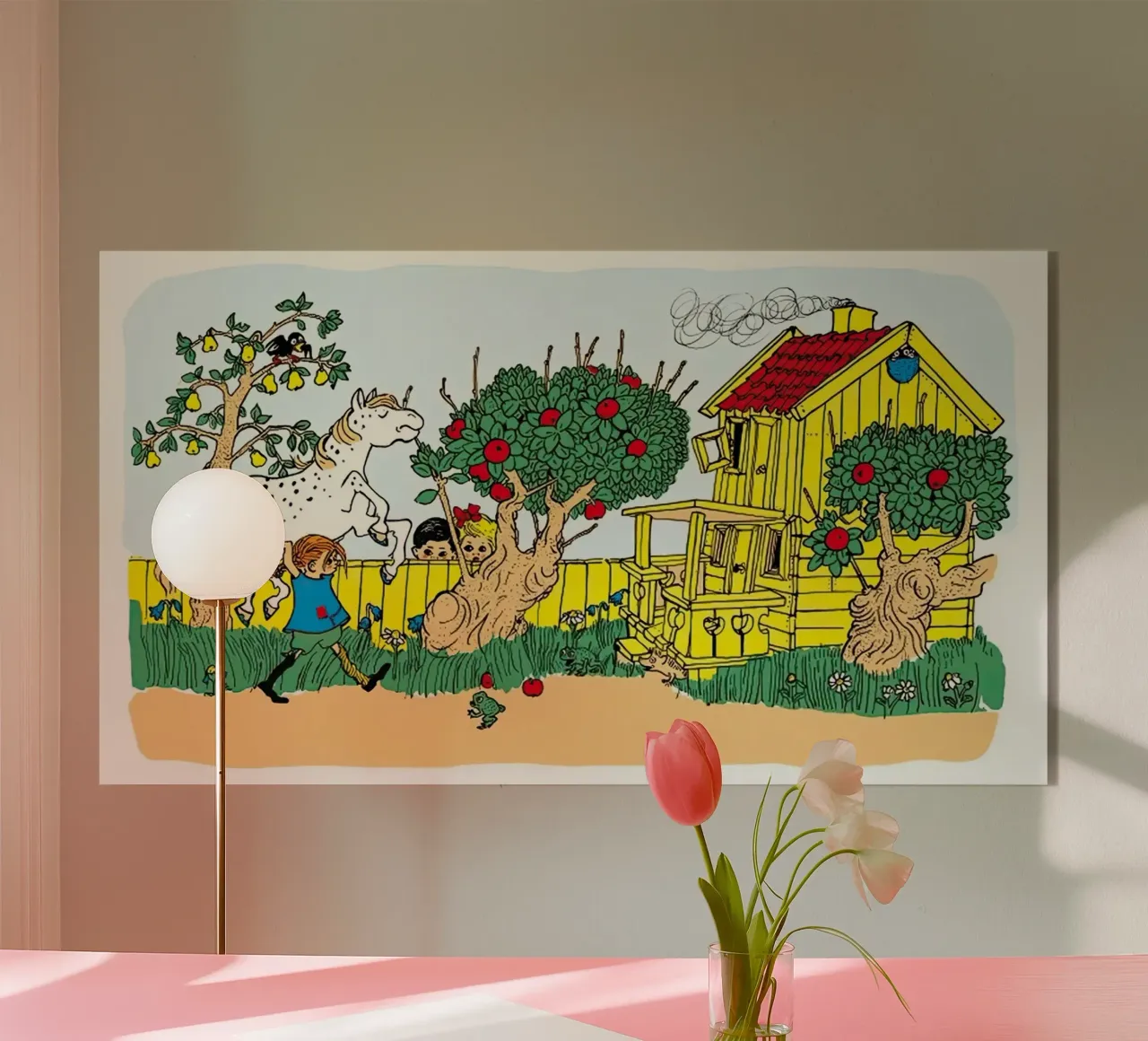 Pippi Calzelunghe a casa plexiglass da Earl Beeman