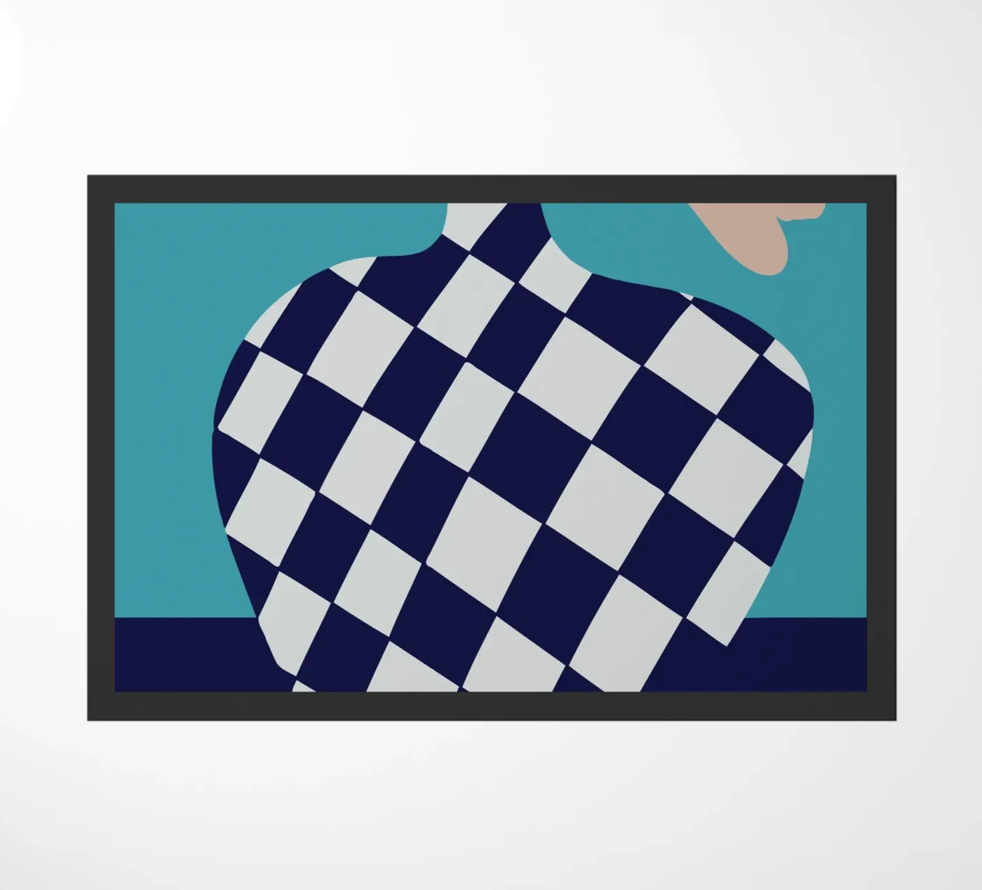 Vaso minimalista 3 zerbino da Miho Art Studio