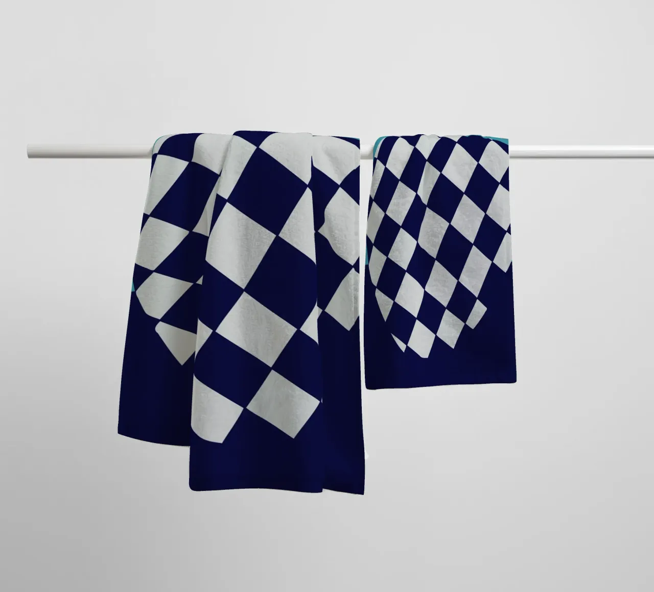 Minimalistic Vase 3 towel by Miho Art Studio