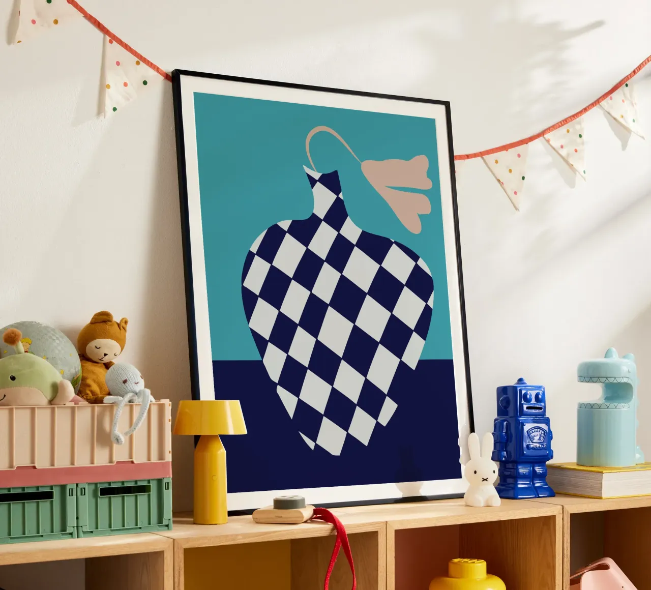 Vaso minimalista 3 poster da Miho Art Studio