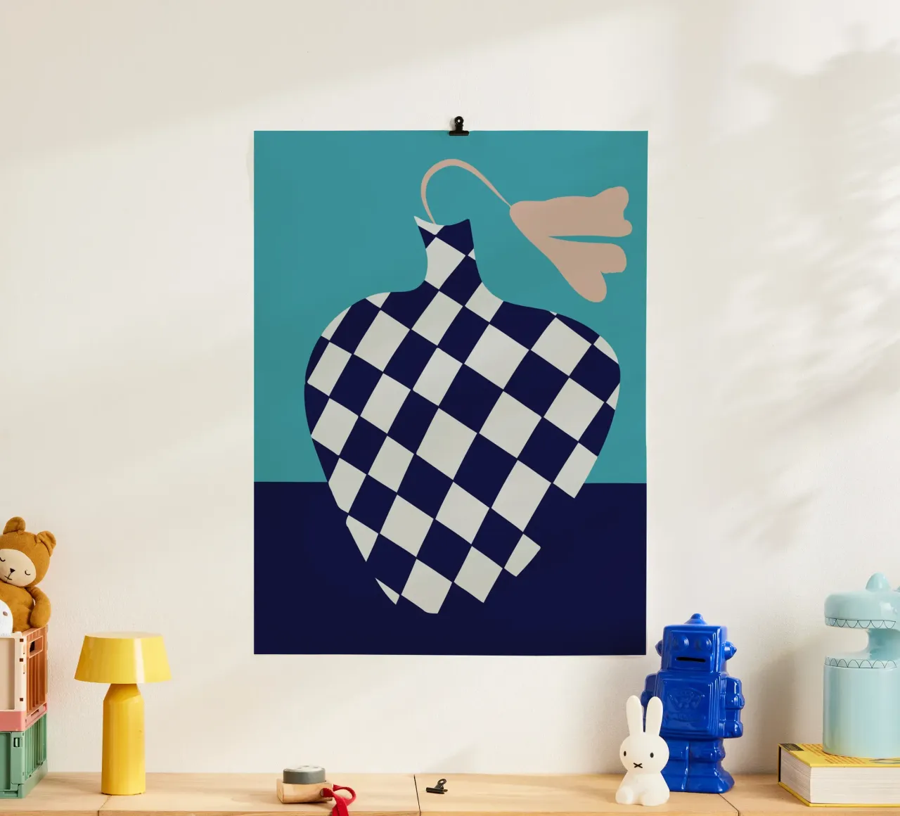 Vaso minimalista 3 poster da Miho Art Studio