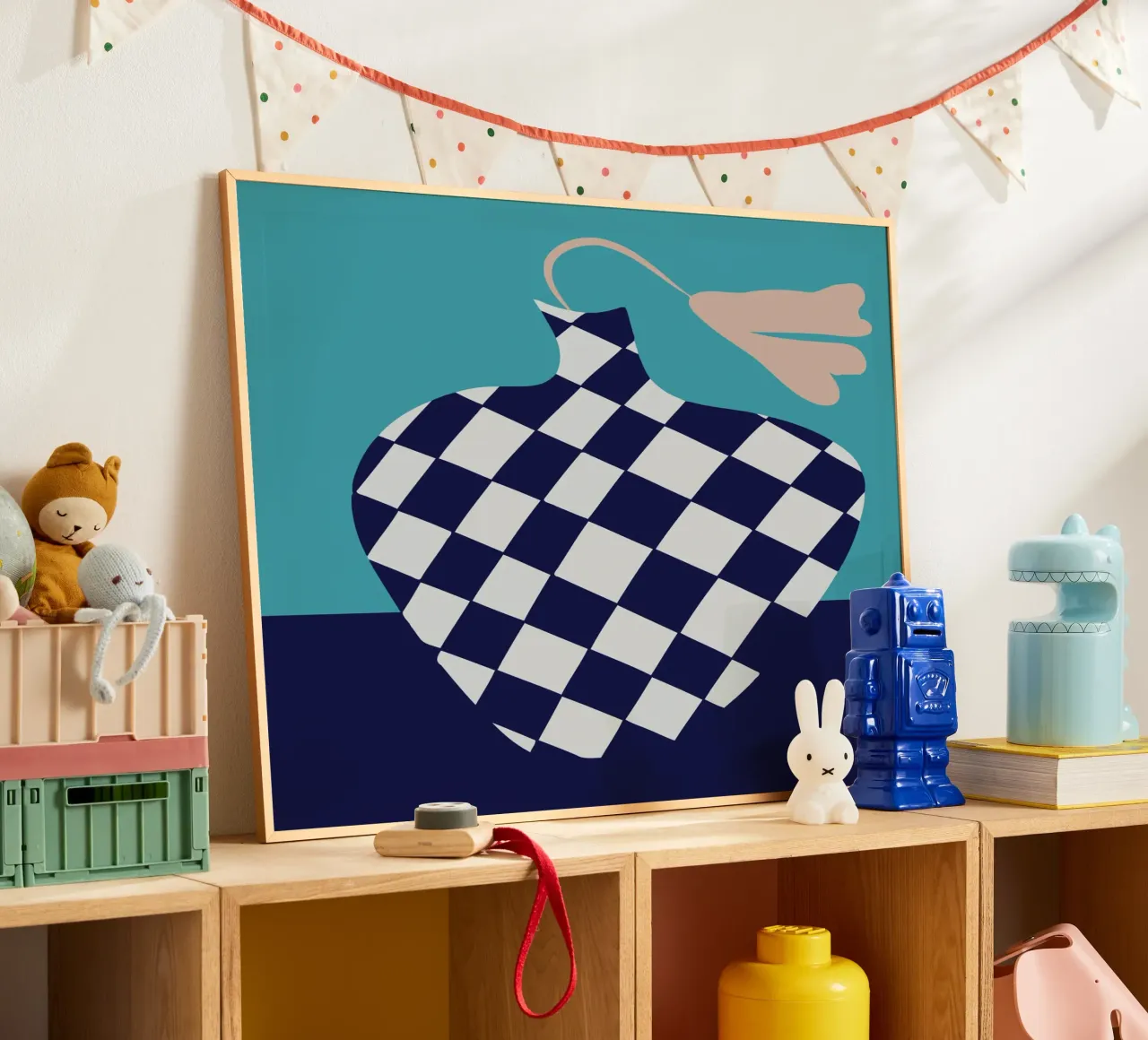 Vaso minimalista 3 poster da Miho Art Studio