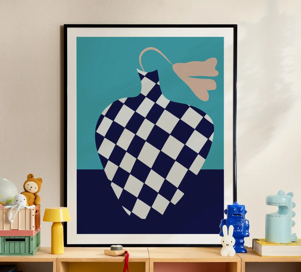 Vaso minimalista 3 poster da Miho Art Studio