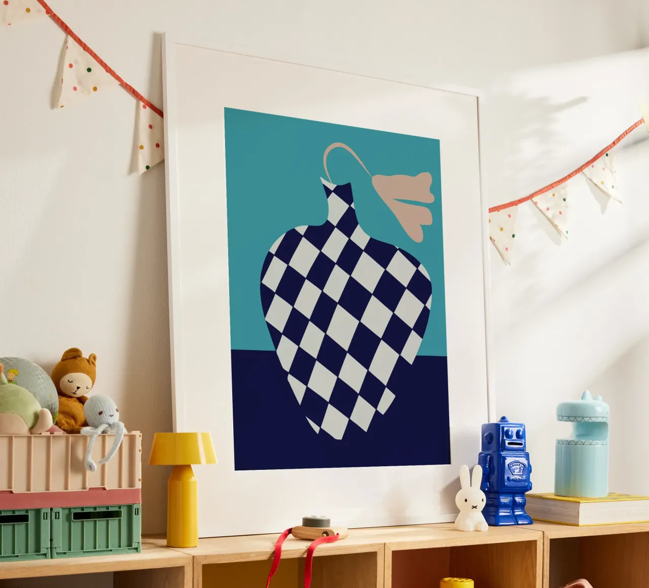 Vaso minimalista 3 poster da Miho Art Studio