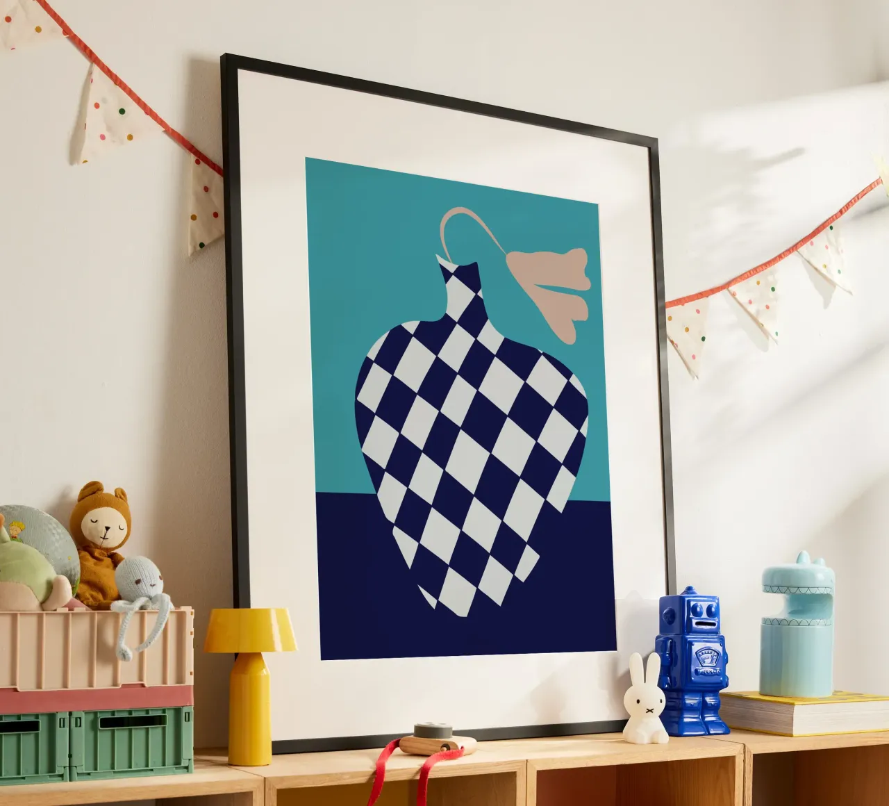 Vaso minimalista 3 poster da Miho Art Studio