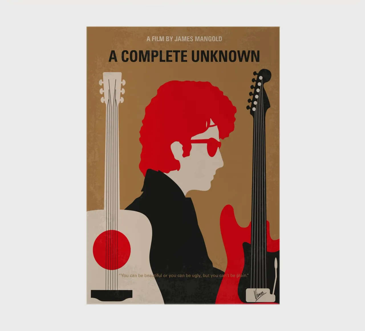 No1492 My A Complete Unknown minimal movie poster notebook by Chungkong